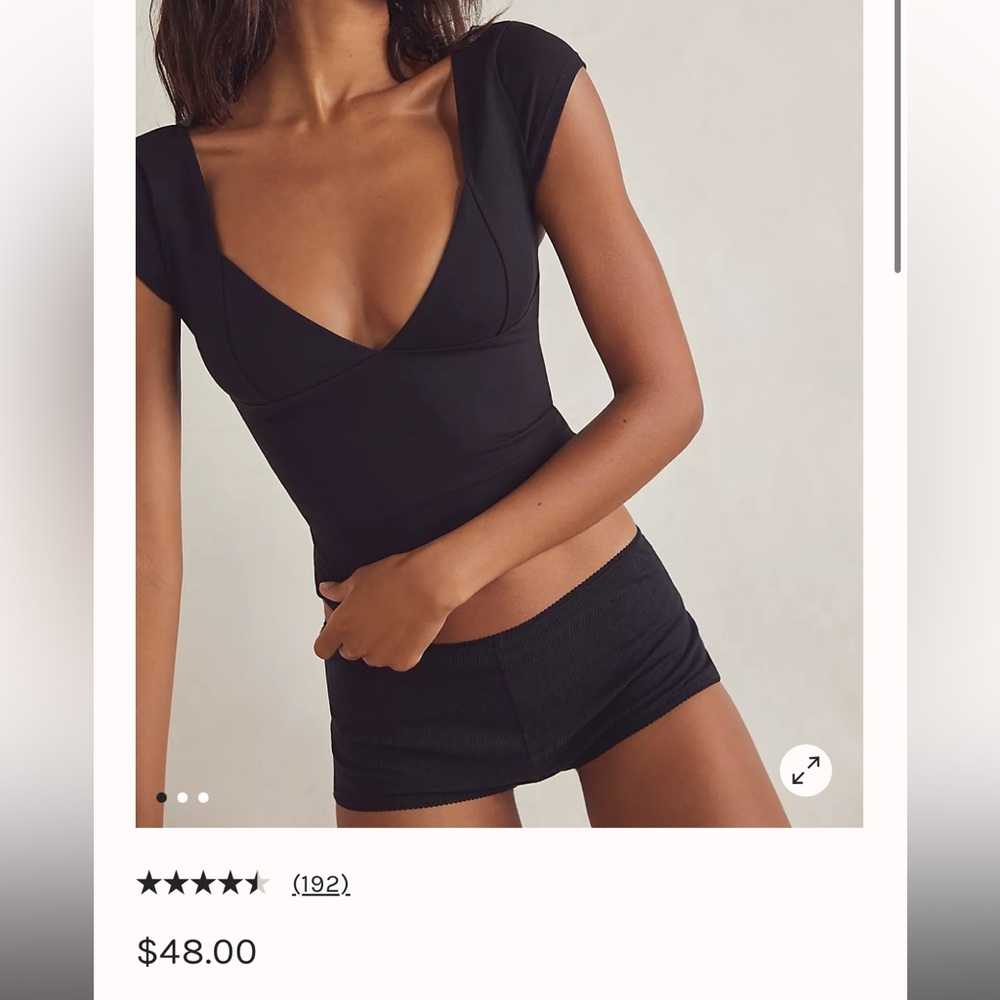 BRAND new free people dup corset cami